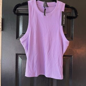 Peloton Lavender Ribbed Tank Top